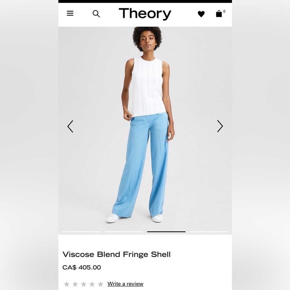 COPY - Theory Fringe Shell Tank